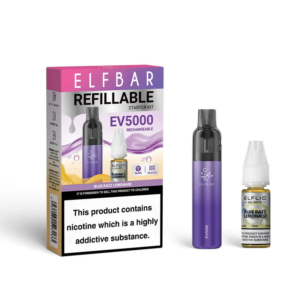 Blue Razz Lemonade by Elf Bar EV5000 Disposable Vape Pod Kit